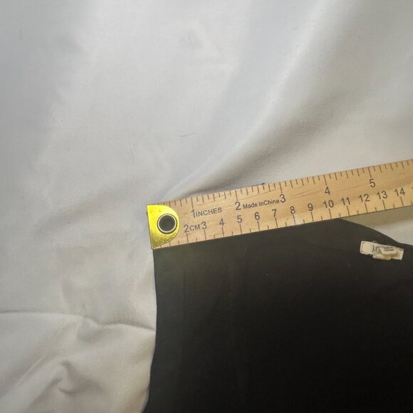 J.Crew Blouse Short Sleeves Soft Ruffle Detailing Button Front‎ Black Women's S - Picture 7 of 8